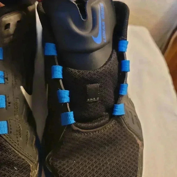 Nike lunarlon running shoes Black Blues Men's Size 11 Missing One Shoe L… - Picture 5 of 9